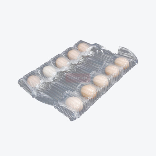 Air Column—AirSafe Eggs:PA+PE Column Bags for Secure Packaging For Eggs-Transparent