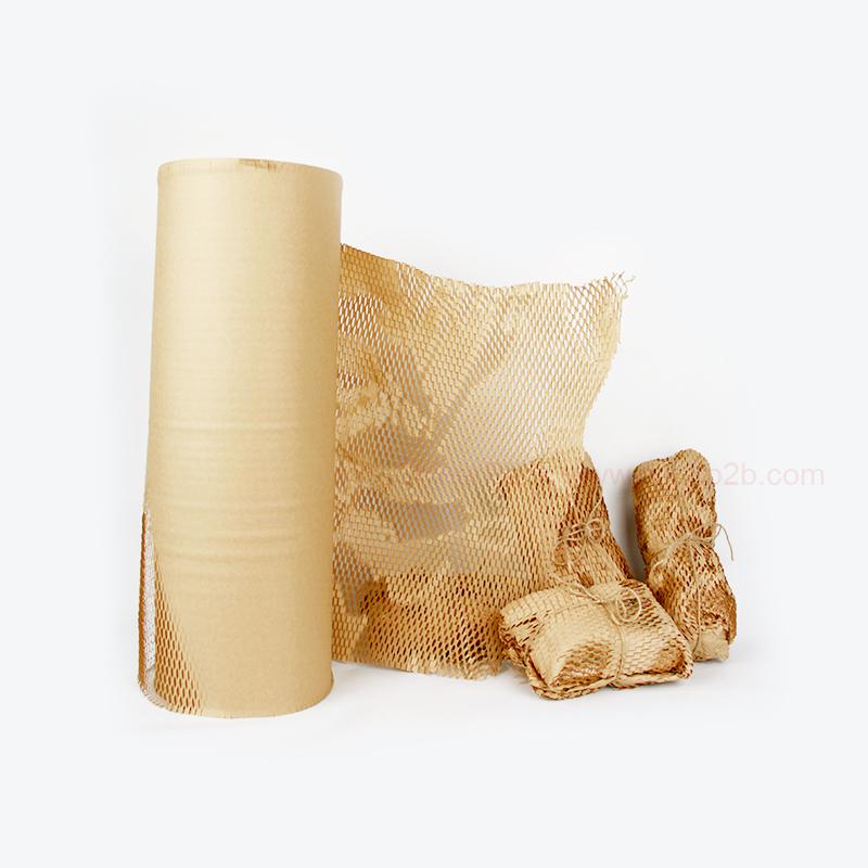 Honeycomb paper wrap roll